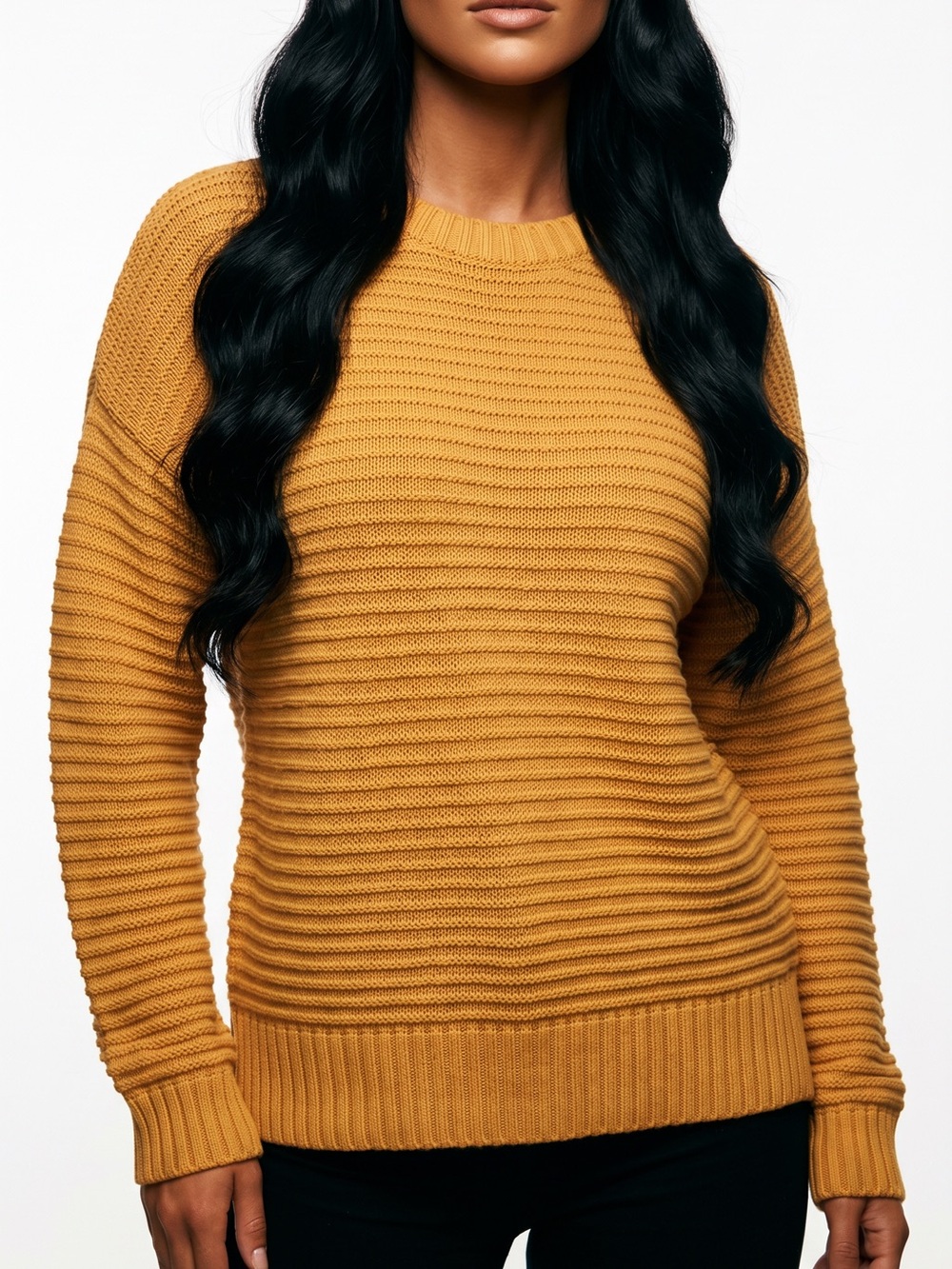 H&M | Textured-Knit Sweater Sz S